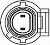 Датчик положення (оборотів) коленвалу 6PU009163641 HELLA