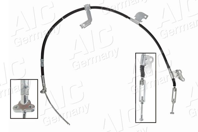 Трос ручного гальма задній, правий 76043 AIC