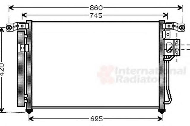 Конденсер 82005176 VAN WEZEL