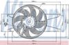Дифузор радіатора охолодження, в зборі з двигуном і крильчаткою 85030 NISSENS