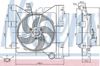 Дифузор радіатора охолодження, в зборі з двигуном і крильчаткою 85316 NISSENS