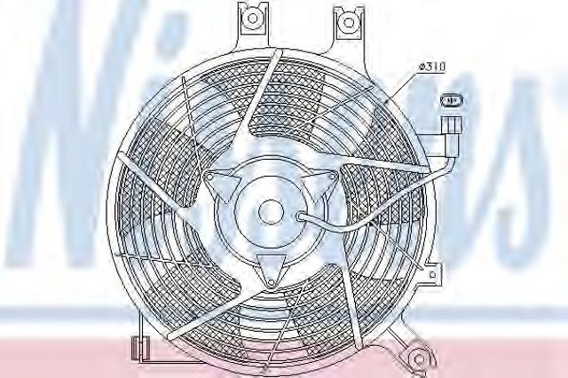 Вентилятор, система охолодження двигуна 85384