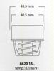 Термостат впускного колектора 86201591 TRISCAN