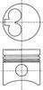 Поршня на 1 циліндр, STD 8710950000 NURAL