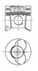 Поршень в комплекті на 1 циліндр, STD 8711470040 NURAL