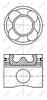 Поршень в комплекті на 1 циліндр, 2-й ремонт (+0,50) 8712740700 NURAL