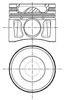 Поршень в комплекті на 1 циліндр, STD 8742770010 NURAL