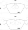 Колодки передні 8DB355009271 HELLA