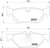 Комплект задніх колодок 8DB355011301 HELLA