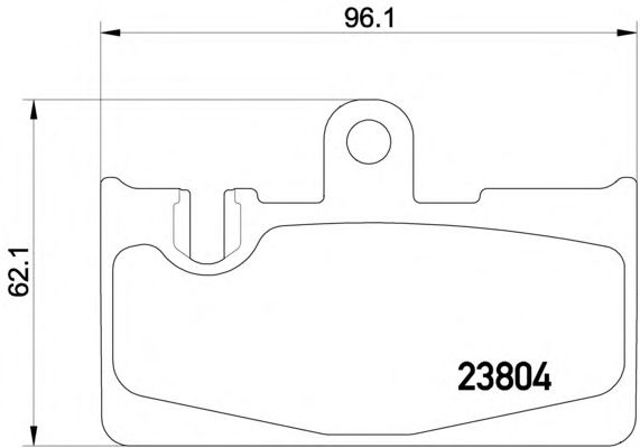 Bosch toyota гальмівні колодки задн,lexus ls (fe) 430 00- 8DB355011661