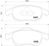 Колодки передні 8DB355013341 HELLA