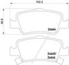 Колодки гальмівні задні, дискові 8DB355013571 HELLA