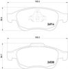 Колодки гальмівні дискові комплект 8DB355014791 HELLA