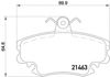 Колодки гальмівні дискові комплект 8DB355018131 HELLA