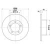 Гальмо дискове переднє 8DD355101591 HELLA