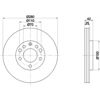 Гальмо дискове переднє 8DD355106071 HELLA