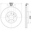 Ротор гальмівний 8DD355108951 HELLA