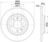 Дискові гальма 8DD355110801 HELLA