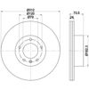 Гальмо дискове переднє 8DD355115381 HELLA