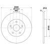 Диск гальмівний задній 8DD355116121 HELLA