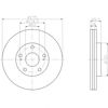 Диск гальмівний передній Тойота Авенсіс