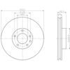 Диск гальмівний передній 92121805 TEXTAR