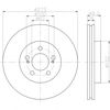 Диск гальмівний передній 92163703 TEXTAR