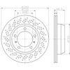 Диск гальмівний задній 92165303 TEXTAR