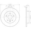 Диск гальмівний задній 92222903 TEXTAR