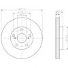 Гальмо дискове переднє 92257703 TEXTAR