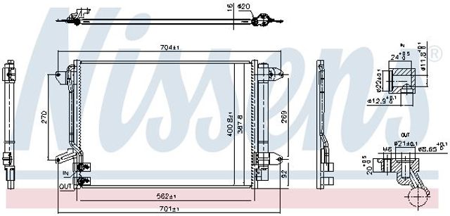 Конденсер 940907 NISSENS