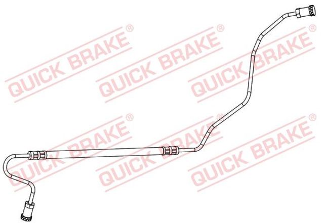 Шланг гальмівний задній, правий 96018 QUICK BRAKE