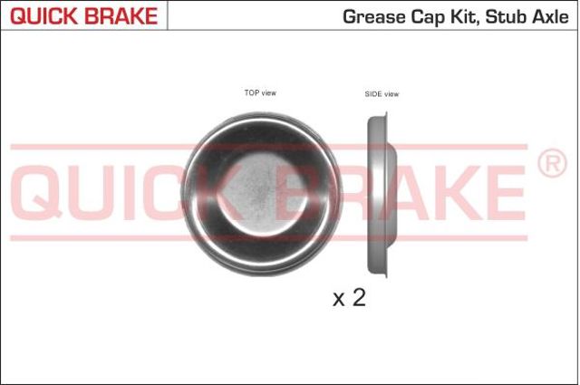 Заглушка маточини 9826K QUICK BRAKE