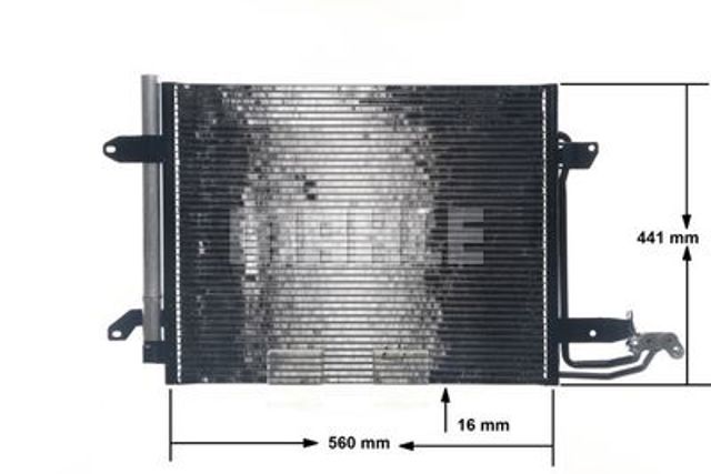 Радиатор кондиционера AC 325 000S