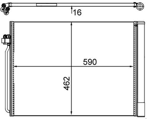 Конденсатор AC405000S MAHLE