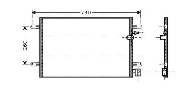 Конденсатор кондиціонера AI5237 AVA