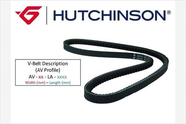 Ремінь кондиціонера AV13LA925 HUTCHINSON