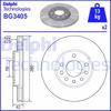 Диск гальмівний передній BG3405 DELPHI