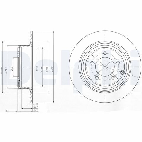 Дискові гальма Dodge Caliber SXT