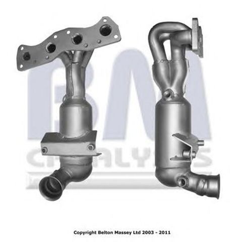 Каталітичний нейтралізатор відпрацьованих газів BM91480H BM CATALYSTS