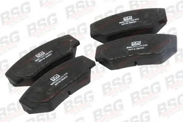 Комплект гальмівних колодок з 4 шт. дисків BSG 30-200-013