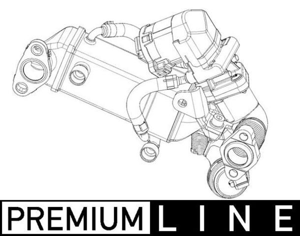 Радіатор системи рециркуляції ОГ CE10000P MAHLE