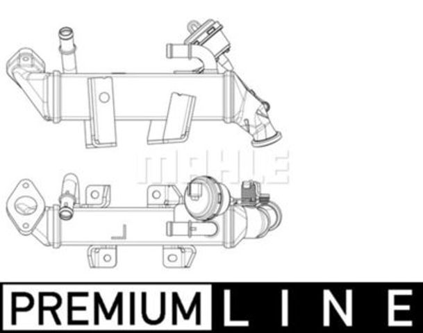 Радіатор системи рециркуляції ОГ CE19000P MAHLE