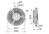 Вискомуфта, вязкостная муфта вентилятора охолодження CFC52000S MAHLE