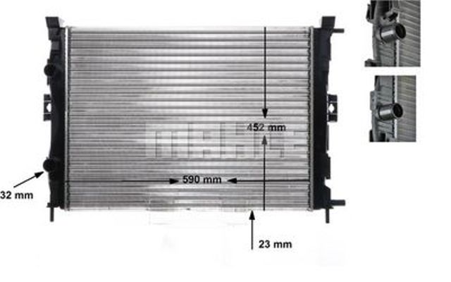 Радиатор охлаждающей жидкости CR1690000S