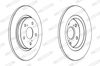 Диск гальмівний задній DDF1755C FERODO