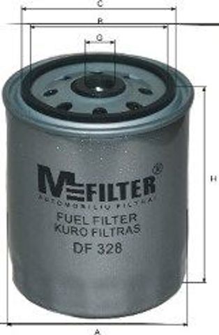 Фільтр палив. mb sprinter, vito (вир-во m-filter) DF 328