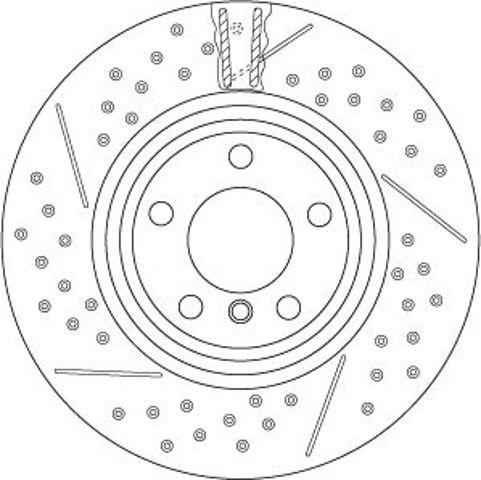 Гальмівний диск двосекційний DF6606S