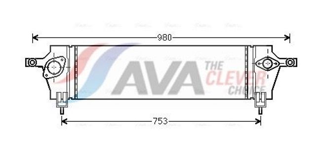 Охолоджувач наддувочного повітря DNA4333 AVA