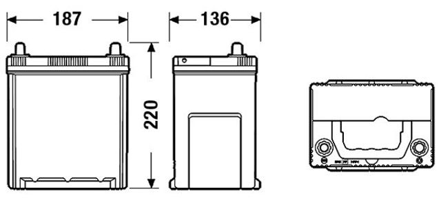 Авто акумулятор EA406 EXIDE